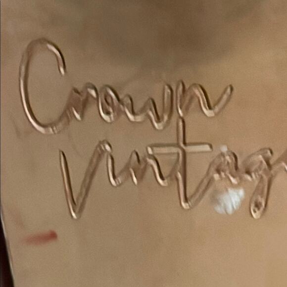 Crown Vintage Leopard Print Block Heels. 6 - Picture 4 of 4